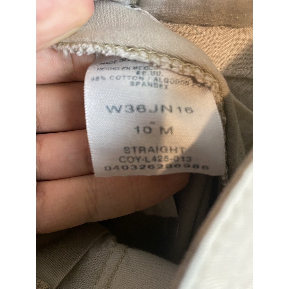 Riders by Lee Womens 10M Straight Khaki Pants - Picture 7 of 7